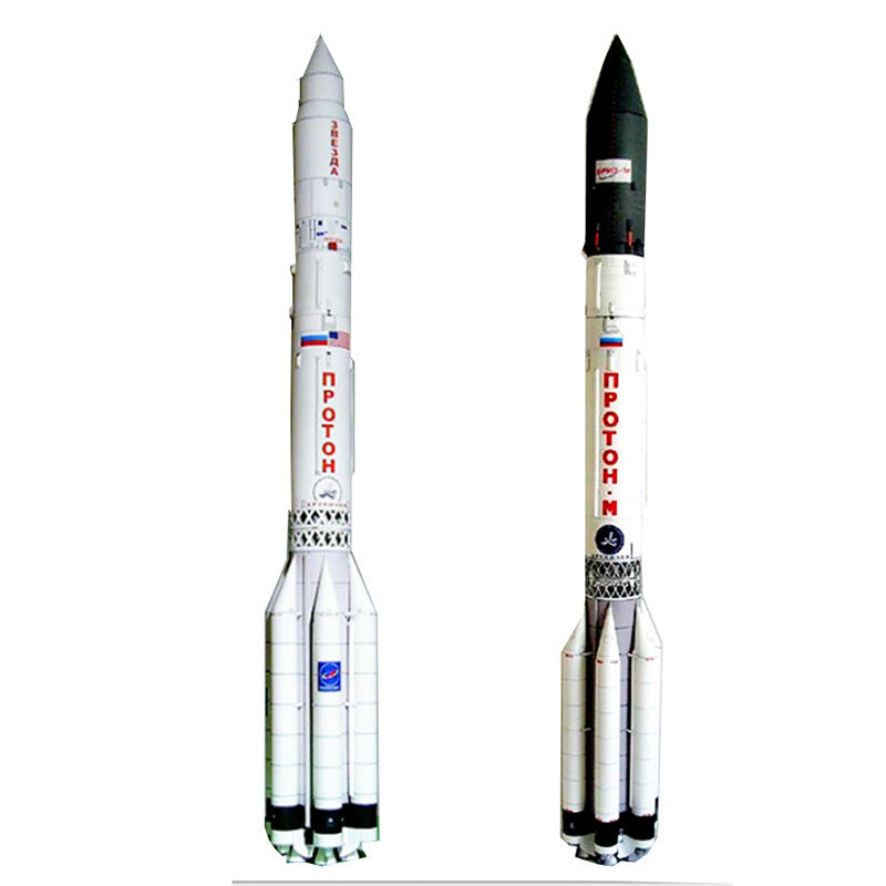 Proton-M Rocket Paper Model 78cm DIY Space Launch Vehicle Kit - caseovo