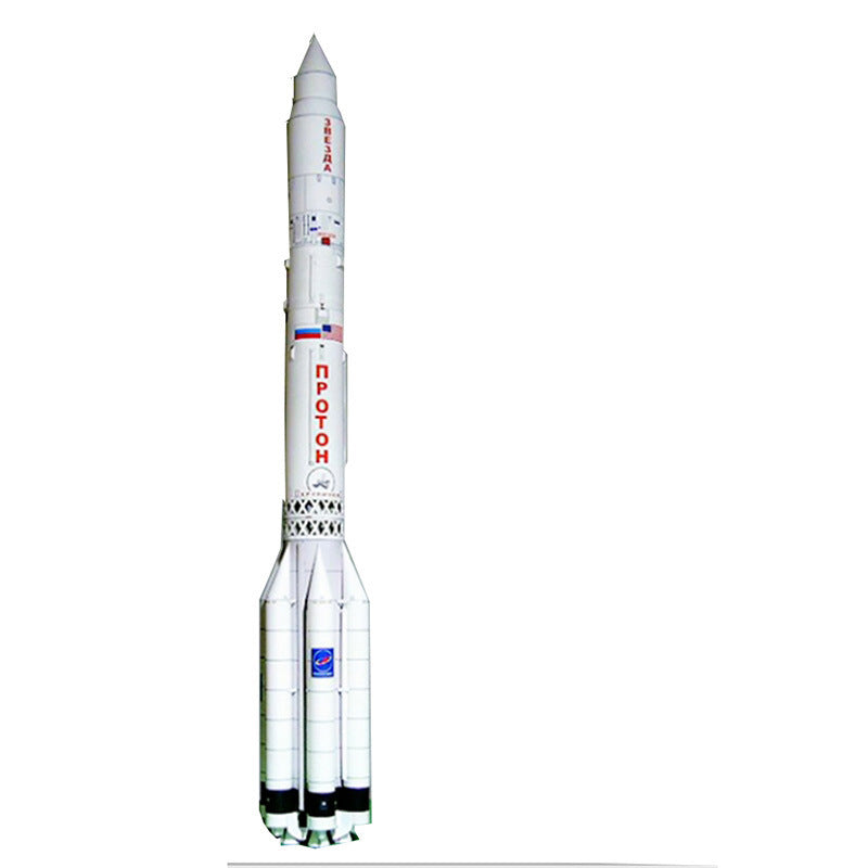 Proton-M Rocket Paper Model 78cm DIY Space Launch Vehicle Kit - caseovo