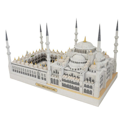 Turkey Sultan Ahmed Mosque Paper Model – Blue Mosque DIY Architecture Papercraft Kit - caseovo