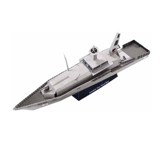 Australian Navy Missile Boat Paper Model DIY Military Ship Kit - caseovo