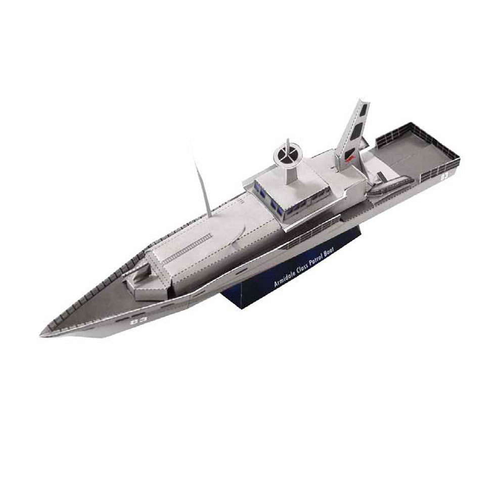 Australian Navy Missile Boat Paper Model DIY Military Ship Kit - caseovo