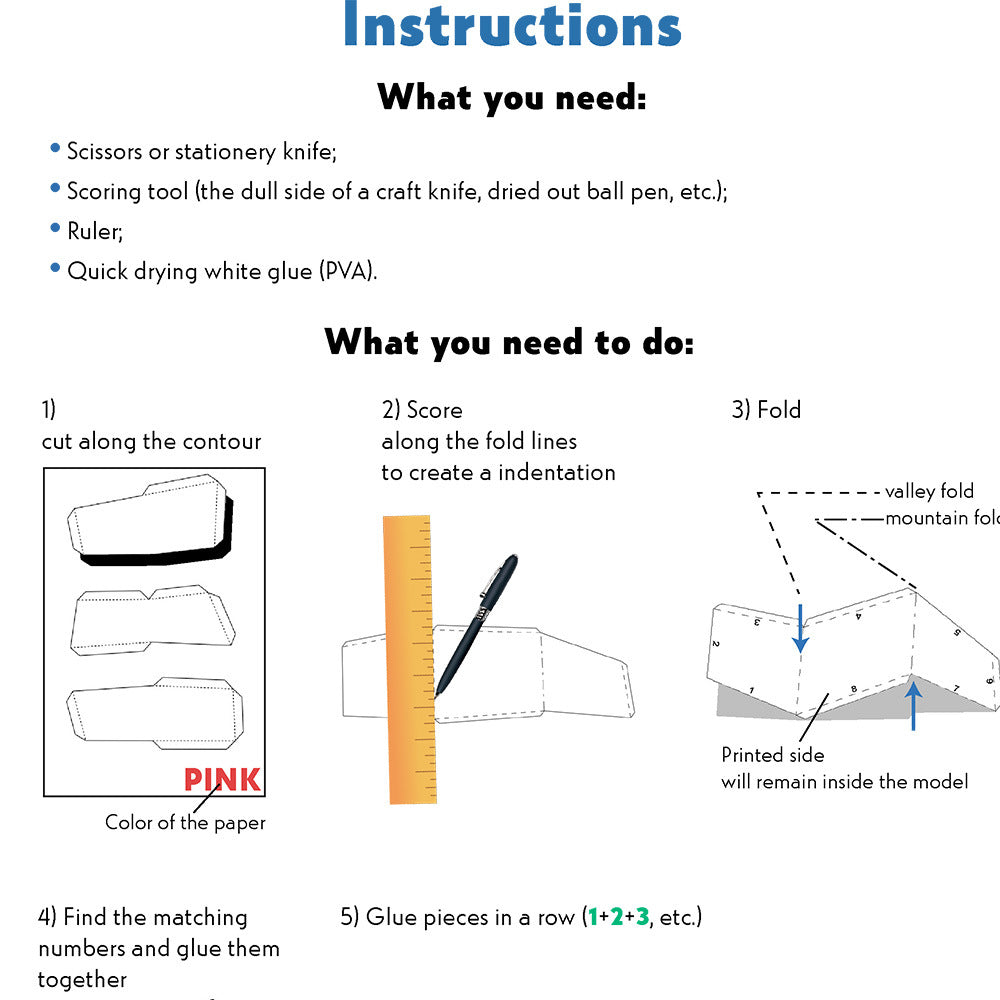 Three Birds DIY Paper Craft Kit – Geometric 3D Wall & Table Decor - caseovo