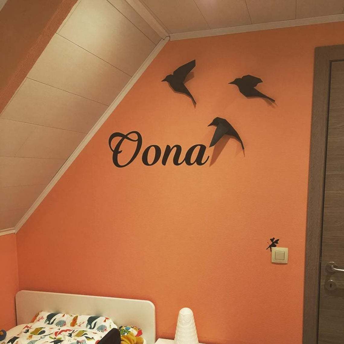 Three Birds DIY Paper Craft Kit – Geometric 3D Wall & Table Decor - caseovo