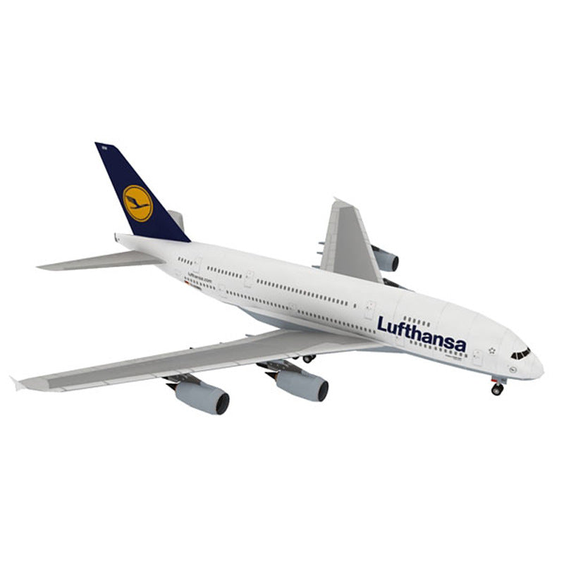 Germany South Korea Airbus A380 Paper Model – Large Scale Civilian Aircraft DIY Kit - caseovo