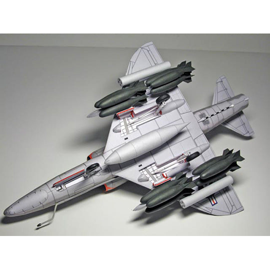 1:33 US A-4 Skyhawk Attack Aircraft Paper Model – DIY Military Plane Kit - caseovo