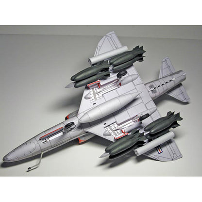 1:33 US A-4 Skyhawk Attack Aircraft Paper Model – DIY Military Plane Kit - caseovo