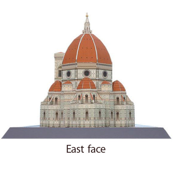 Santa Maria del Fiore Paper Model – Florence Cathedral 3D DIY Architecture Kit - caseovo