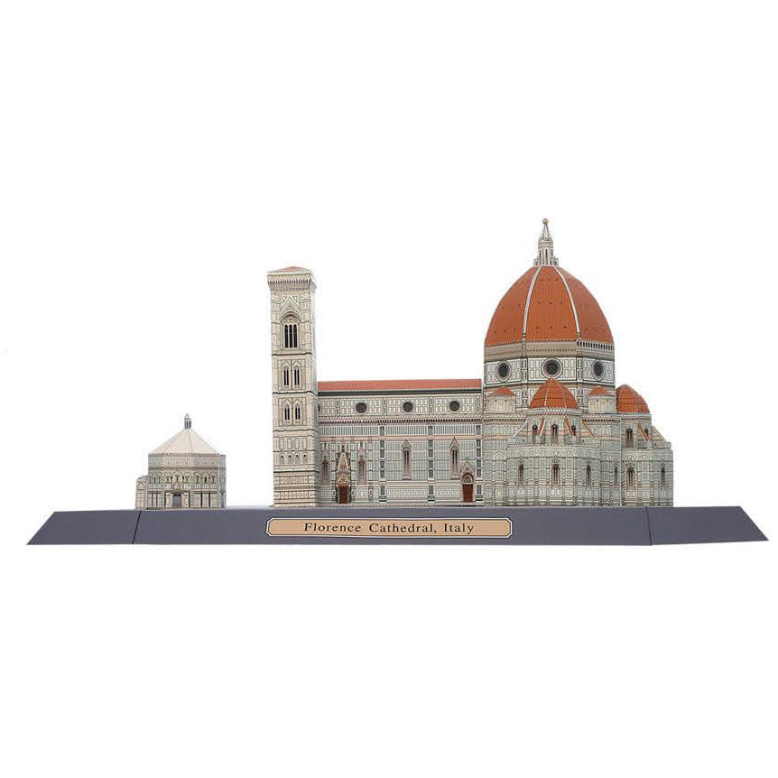 Santa Maria del Fiore Paper Model – Florence Cathedral 3D DIY Architecture Kit - caseovo