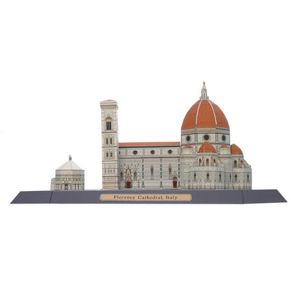 Santa Maria del Fiore Paper Model – Florence Cathedral 3D DIY Architecture Kit - caseovo