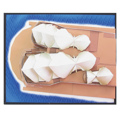 Sydney Opera House DIY Paper Model – 3D World Architecture Craft Kit - caseovo