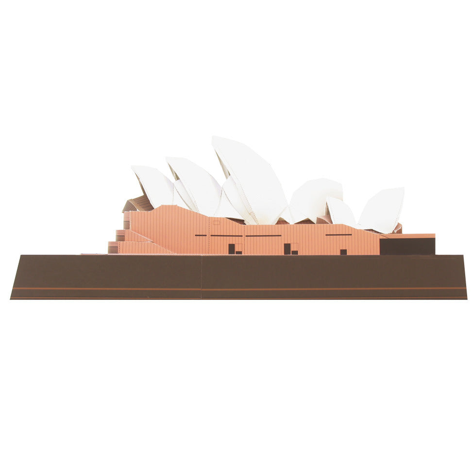 Sydney Opera House DIY Paper Model – 3D World Architecture Craft Kit - caseovo