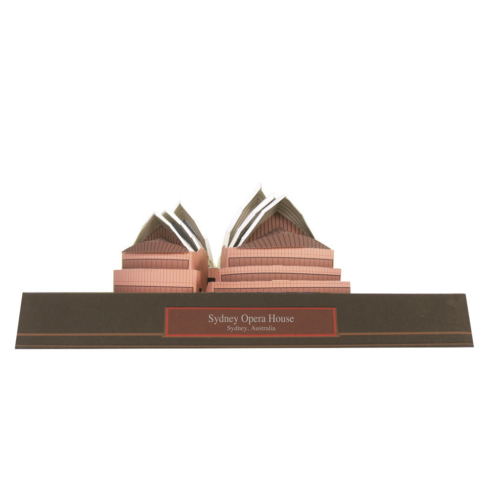 Sydney Opera House DIY Paper Model – 3D World Architecture Craft Kit - caseovo