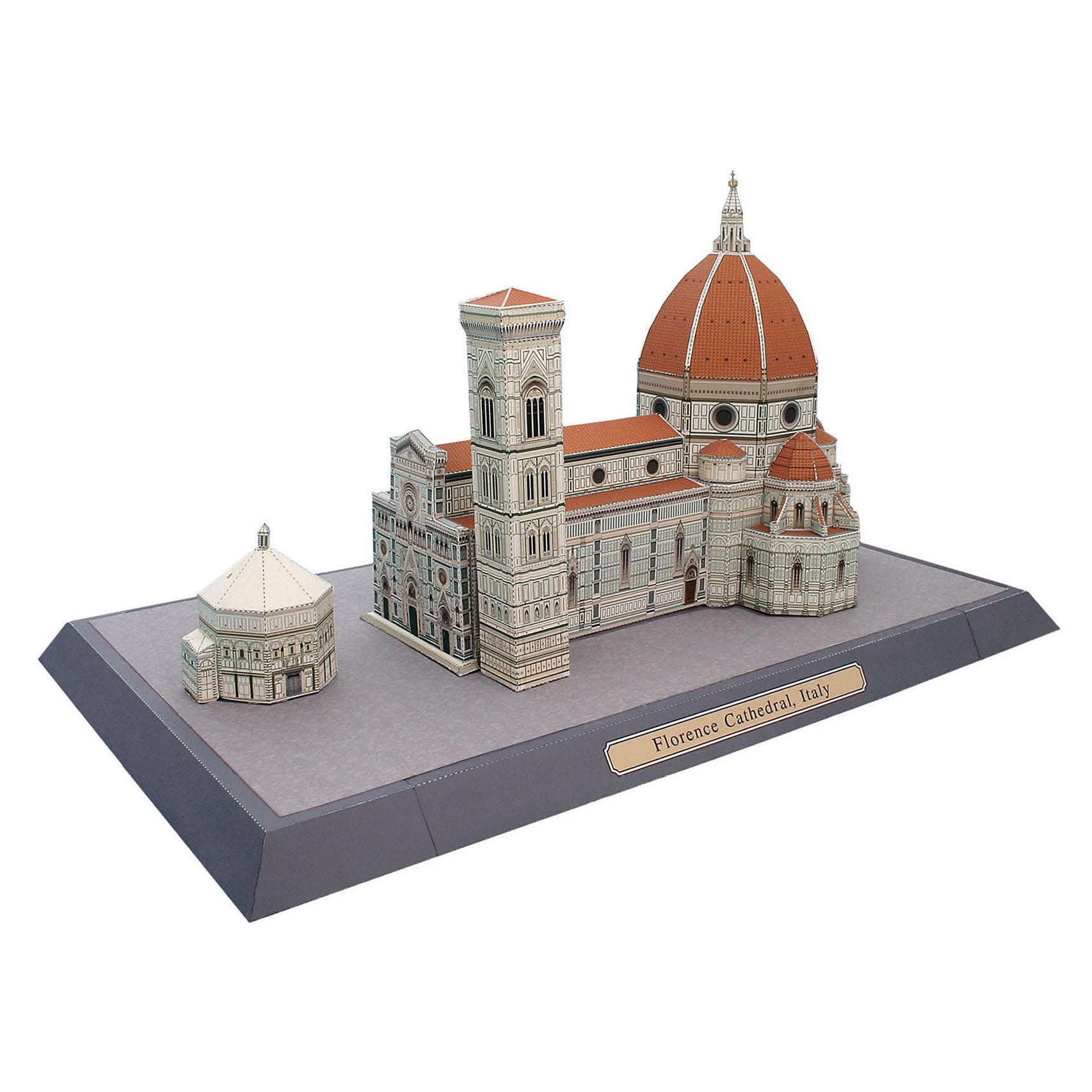Santa Maria del Fiore Paper Model – Florence Cathedral 3D DIY Architecture Kit - caseovo