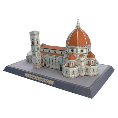 Santa Maria del Fiore Paper Model – Florence Cathedral 3D DIY Architecture Kit - caseovo