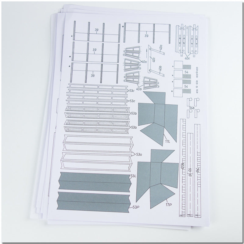 F-22 Raptor 1:33 Paper Model Military Jet DIY Kit 58cm - caseovo