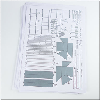 F-22 Raptor 1:33 Paper Model Military Jet DIY Kit 58cm - caseovo