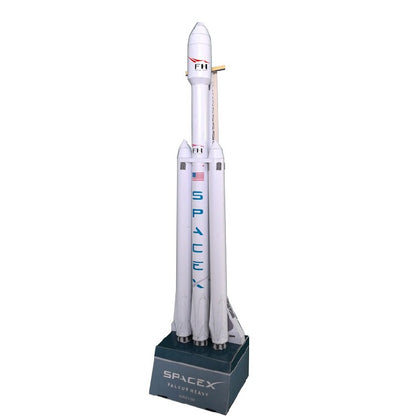 1:160 SpaceX Falcon Heavy Rocket Paper Model – DIY Aerospace Hobby Kit - caseovo