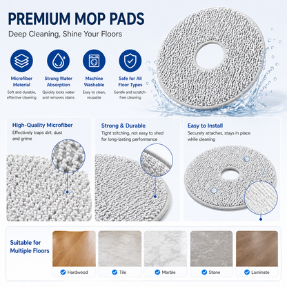 12-Month Replacement Parts Kit for Roborock Qrevo S / Pro / Plus – Main Brushes, Side Brushes, Filters, Mop Pads & Dust Bags - caseovo