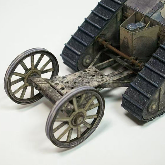 British Mark.I Tank DIY Paper Model – 1:35 & 1:50 Scale Handmade Kit - caseovo