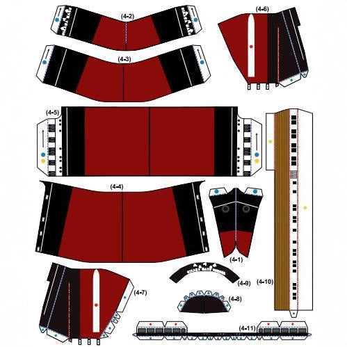 Icebreaker Ship DIY Paper Model – 3D Vessel Craft Kit - caseovo