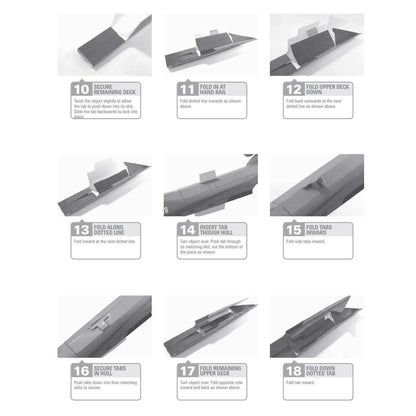 Australian Navy Missile Boat Paper Model DIY Military Ship Kit - caseovo