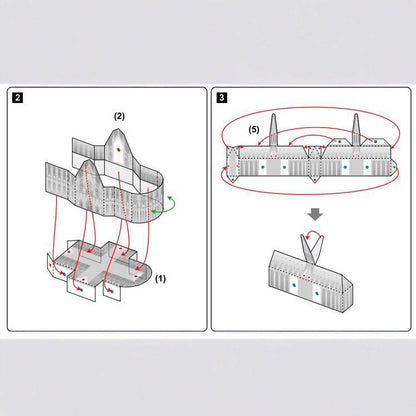 Cologne Cathedral Miniature Paper Model 3D DIY Architecture Kit - caseovo