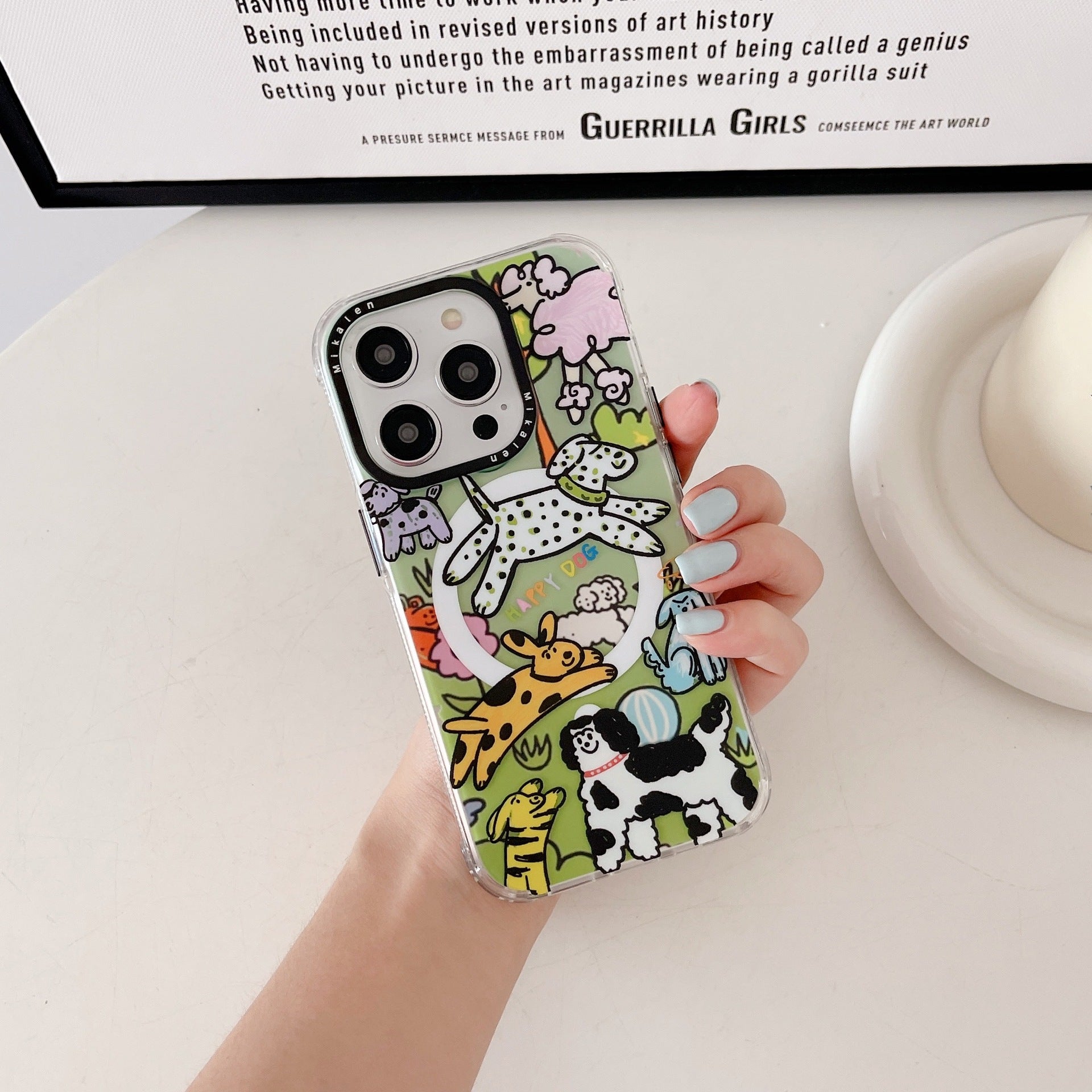 Casedmy Cartoon Animal Party Cute iPhone Case With Magsafe