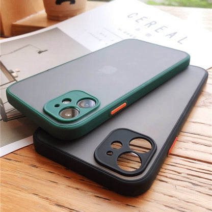 Shockproof Matte Silicone iPhone Case - caseovo