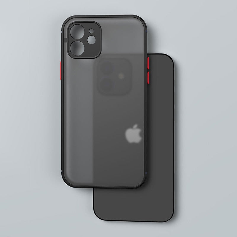 Shockproof Matte Silicone iPhone Case - caseovo