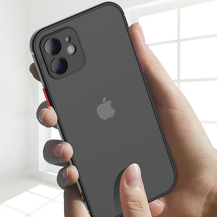 Shockproof Matte Silicone iPhone Case - caseovo