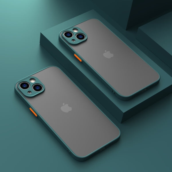 Shockproof Matte Silicone iPhone Case - caseovo