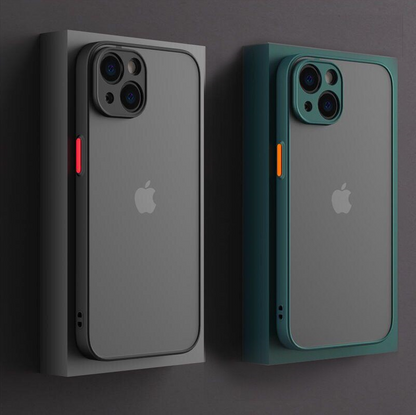 Shockproof Matte Silicone iPhone Case - caseovo