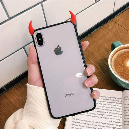 Caseovo Cute Devil Horn Case For iPhone - caseovo