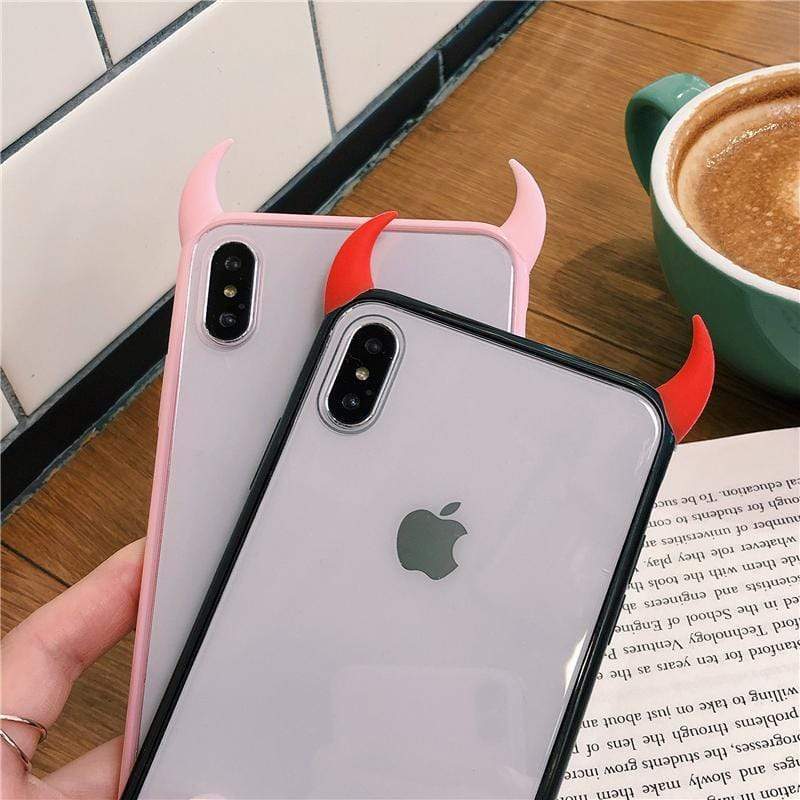 Caseovo Cute Devil Horn Case For iPhone - caseovo