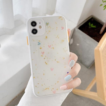 Caseovo Love Series Cute Glitter Love Hearts Case For iPhone - caseovo