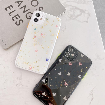 Caseovo Love Series Cute Glitter Love Hearts Case For iPhone - caseovo