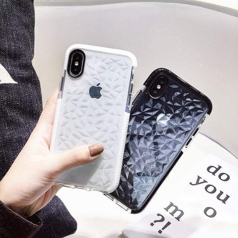 Caseovo Diamond Transparent Case For iPhone - caseovo